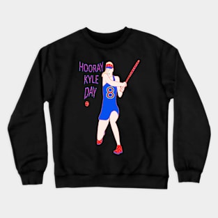 SPARKLY KYLE DAY RETRO TENNIS PLAYER GIRL NUMBER 8 Crewneck Sweatshirt